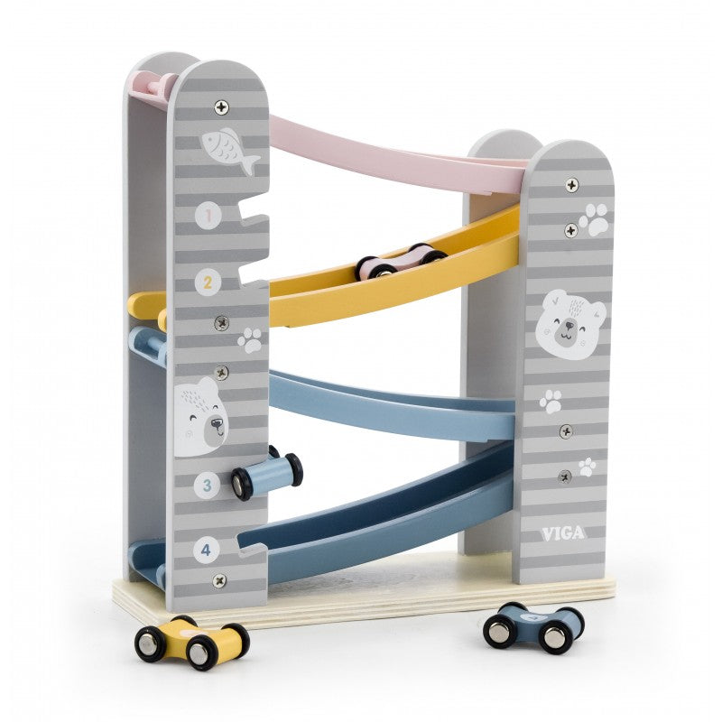 Pod zig zag cu masini, PolarB Viga